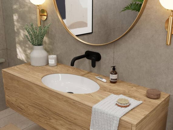 Vernis Blend Mitigeur de bidet avec vidage clic-clac métallique Hansgrohe — image 4