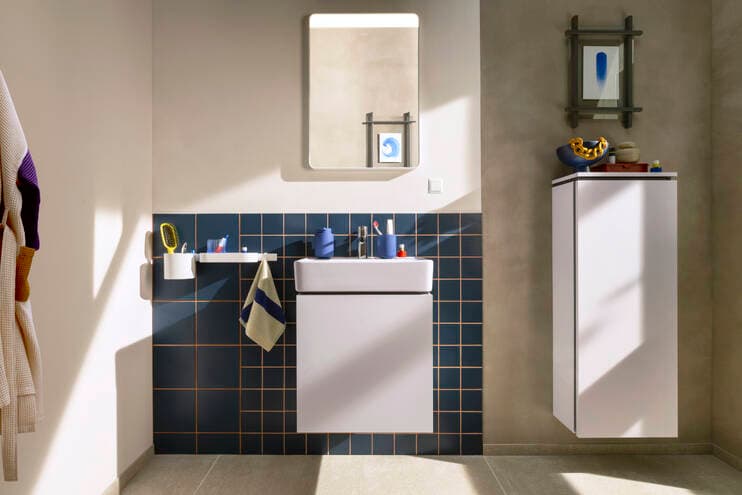 Xilesa E Demi-colonne 400/200, charnière de porte droite Hansgrohe