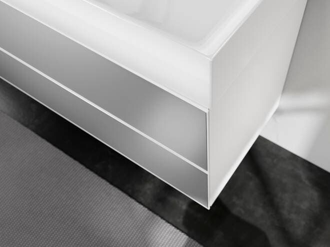 Xevolos E Meuble bas 1180/550 pour vasque/lavabo à poser Xevolos E, 2 tiroirs, caisson Blanc mat Hansgrohe — image 2