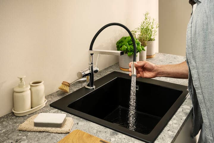 Talis Select M54 PowderSpray Mitigeur de cuisine Semi-Pro, 3 jets Hansgrohe — image 2