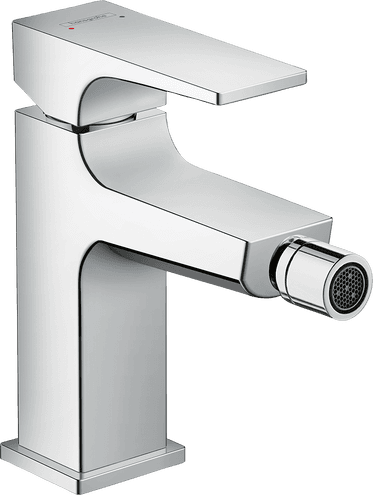 Metropol Mitigeur bidet poignée manette, bonde Push-Open Hansgrohe