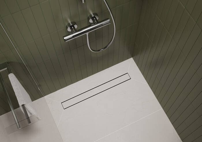 RainDrain Go Kit complet pour installation caniveau de douche à carreler 900 hauteur faible/standard Hansgrohe — image 2