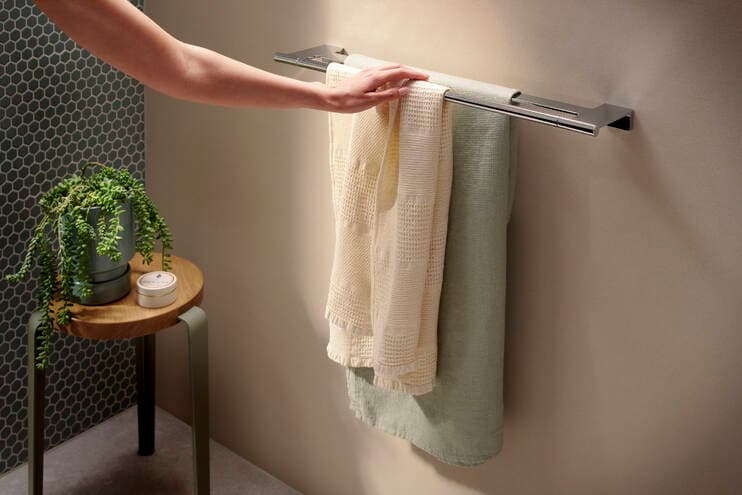 AddStoris S Double barre porte-serviettes Hansgrohe — image 2
