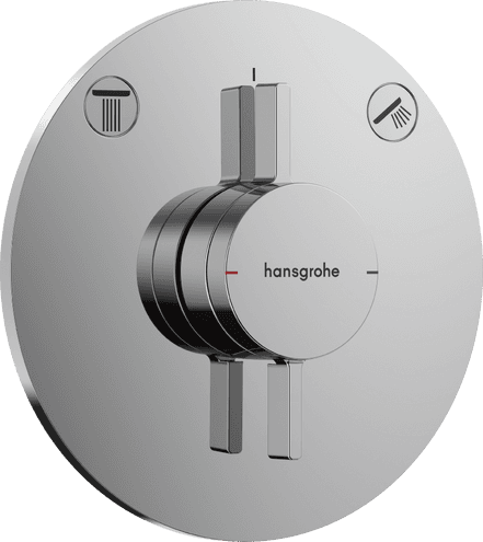 DuoTurn S Set de finition pour mitigeur mécanique encastré avec 2 fonctions Hansgrohe