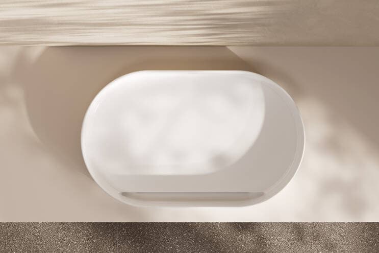 Xuniva Evo U Vasque à poser 650/400 sans trou pour robinet ni trop-plein Hansgrohe — image 2