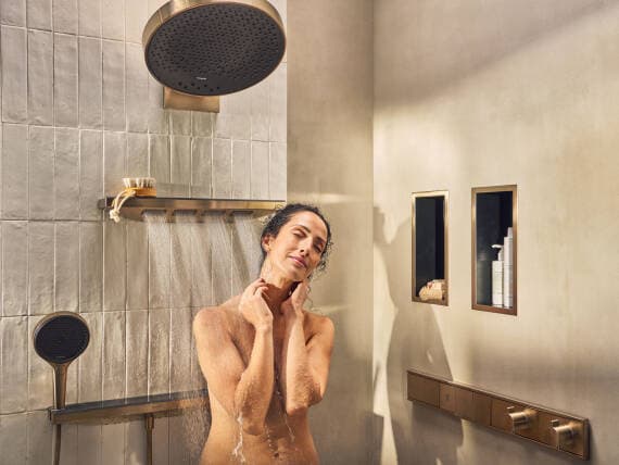 Rainfinity Douche d'épaule 500 1jet avec tablette Hansgrohe — image 5