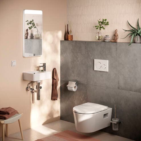 EluPura Original S Pack WC suspendu 540 AquaChannel Flush, abattant WC QuickRelease, frein de chute Hansgrohe — image 2