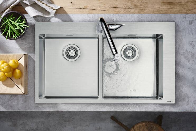 S71 S711-F765 Evier encastré 370/370 Hansgrohe — image 2