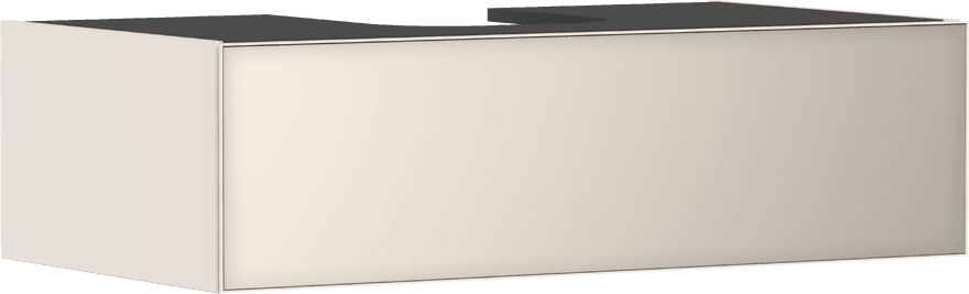 Xevolos E Meuble bas pour vasque/lavabo à poser 980/550, 1 tiroir, caisson Beige mat Hansgrohe
