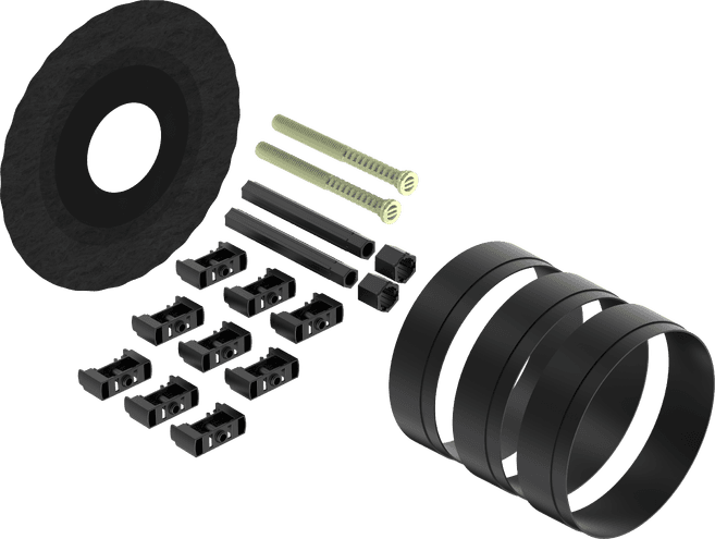 Kit d'extension pour set de finition 25 - 75 mm Hansgrohe