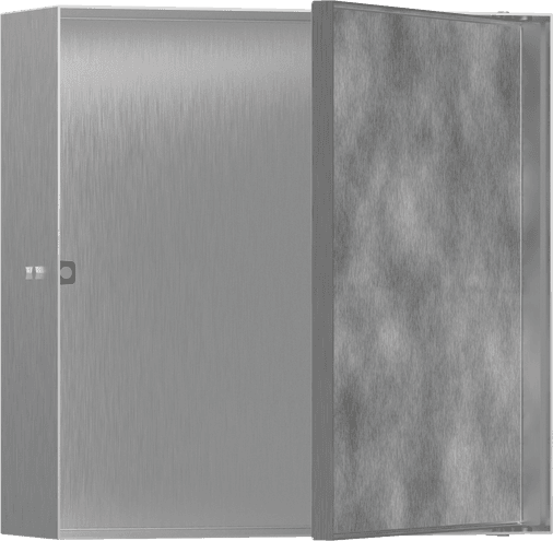 XtraStoris Rock Niche murale 300/300/100 avec porte à carreler Hansgrohe