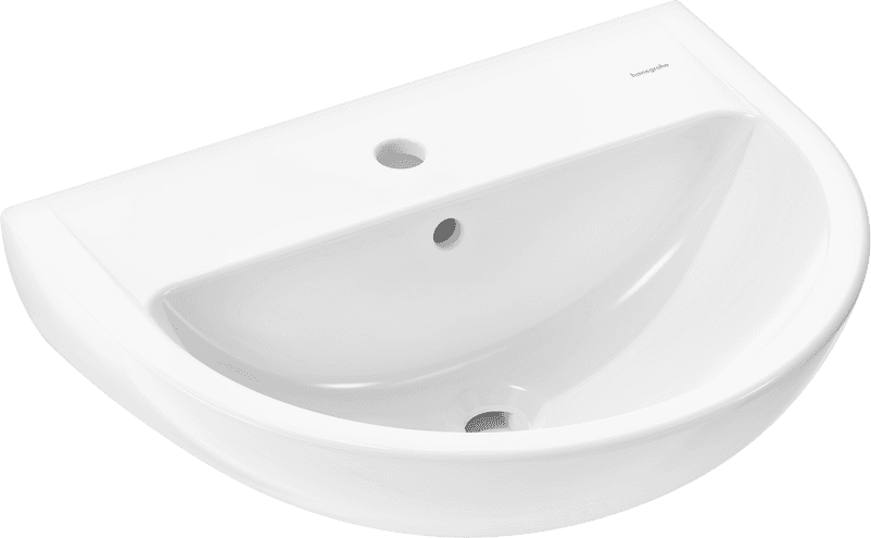 GladeLake S Lavabo 550/450 avec trou pour robinet et trop-plein Hansgrohe