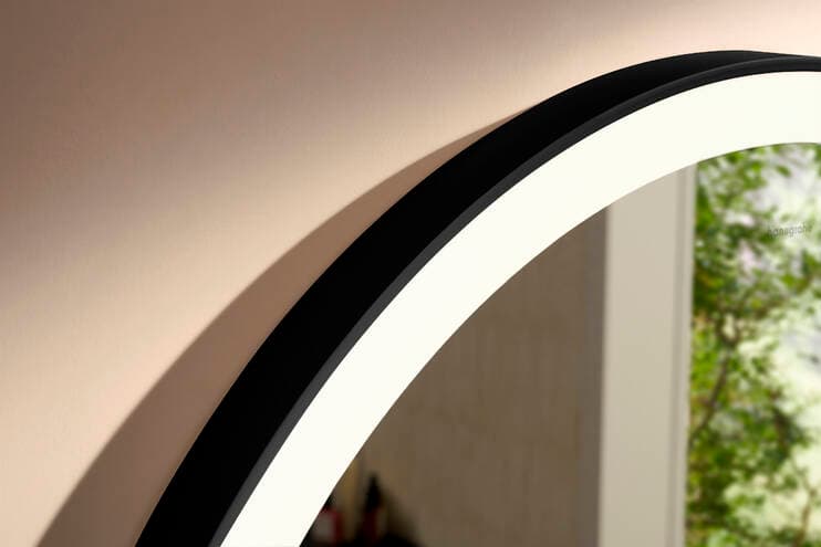 Xarita Lite S Miroir avec éclairage LED circulaire 700 Interrupteur mural Hansgrohe — image 2