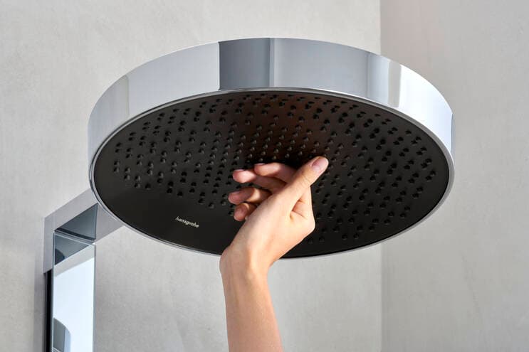 Rainfinity Colonne de douche 360 1jet avec mitigeur thermostatique ShowerTablet 350 Hansgrohe