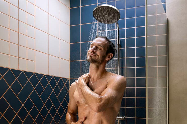 Activera S Colonne de douche 240 1jet EcoSmart avec mitigeur thermostatique Ecostat Fine Hansgrohe