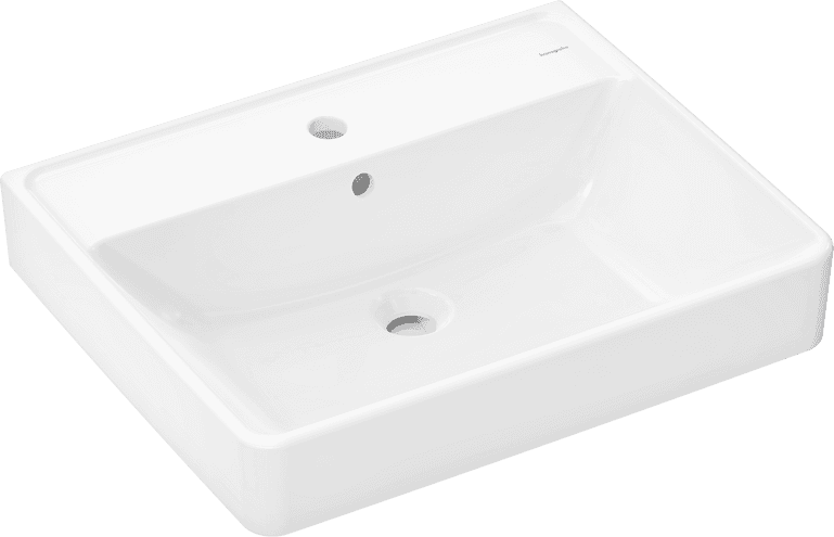 Xanuia Q Lavabo 600/480 avec trou pour robinet et trop-plein Hansgrohe