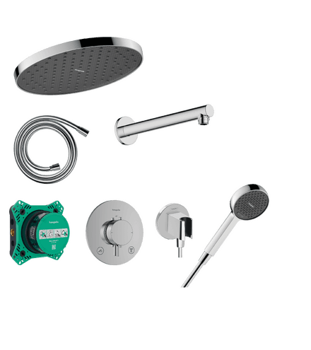 Activera S Pack encastré Activera S 240 1jet EcoSmart avec mitigeur thermostatique et iBox Universal 2 Hansgrohe