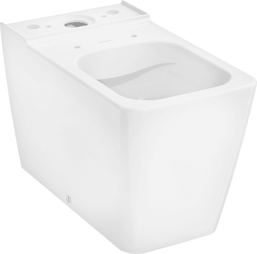 EluPura Q WC à poser monobloc 640 avec sortie horizontale/verticale, système de chasse AquaFall Hansgrohe