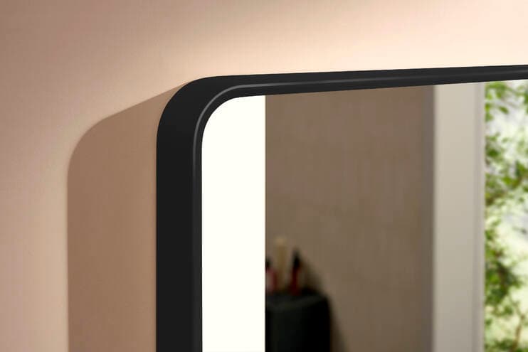 Xarita Lite Q Miroir avec éclairage LED latéral 800/700 Interrupteur mural Hansgrohe — image 2