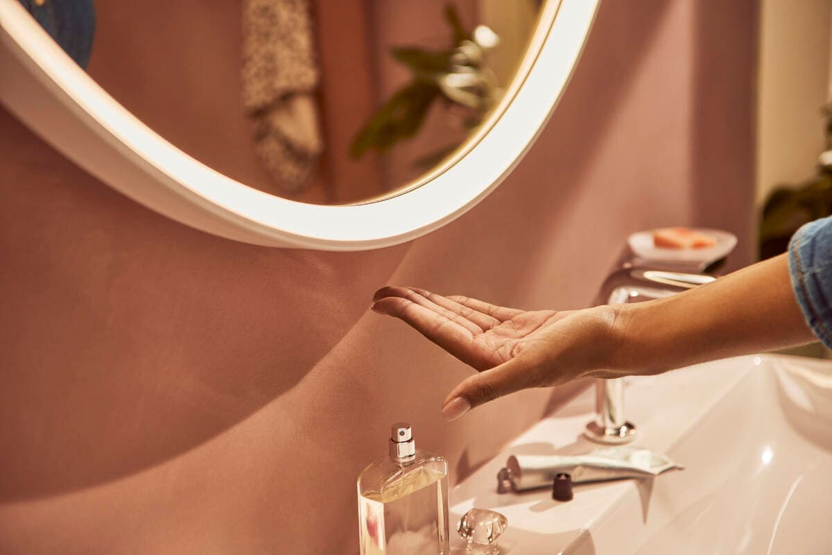 Xarita Lite S Miroir avec éclairage LED circulaire 700 Capteur infrarouge Hansgrohe — image 6