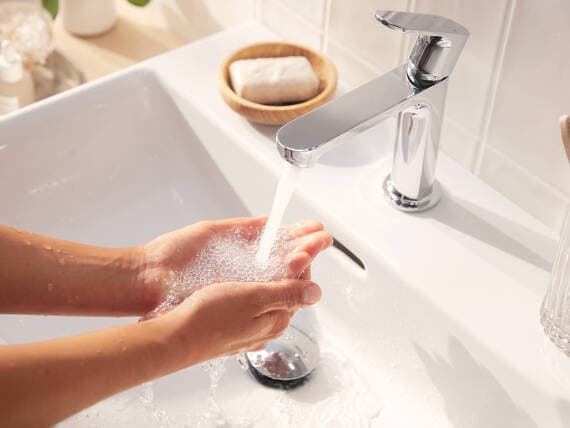 Rebris S Mitigeur de bidet avec tirette et vidage Hansgrohe — image 3