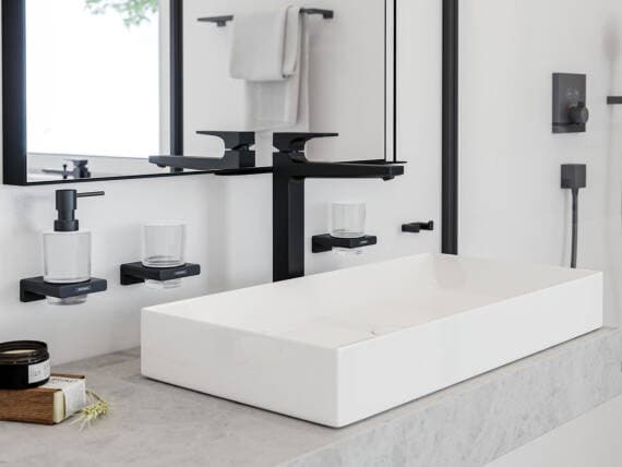 Metropol Mitigeur bidet poignée manette, bonde Push-Open Hansgrohe — image 3