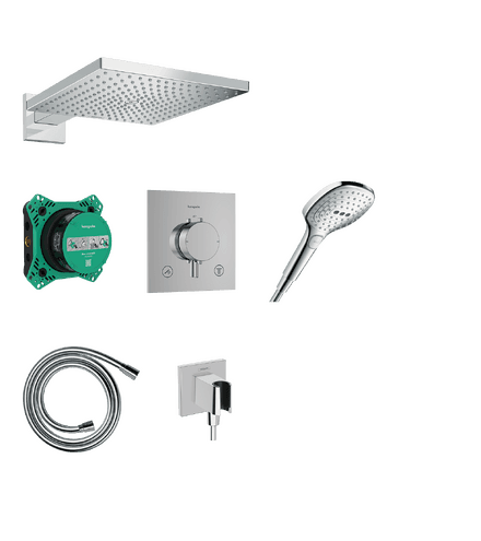 Raindance E Ensemble de douche encastrée thermostatique Raindance E / Ecostat Comfort E Hansgrohe