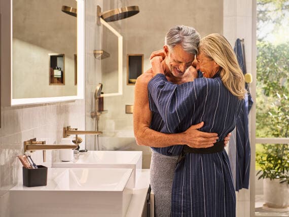 Metropol Mitigeur bidet poignée manette, bonde Push-Open Hansgrohe — image 2