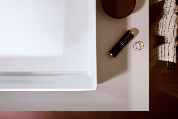 Xuniva Evo E Vasque à poser 650/400 sans trou pour robinet ni trop-plein Hansgrohe — image 2