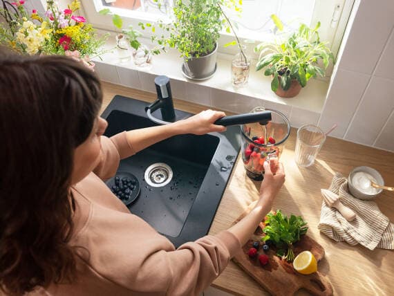Zesis M33 Mitigeur de cuisine 150, CoolStart / 2 vitesses, EcoSelection 1 jet Hansgrohe — image 4