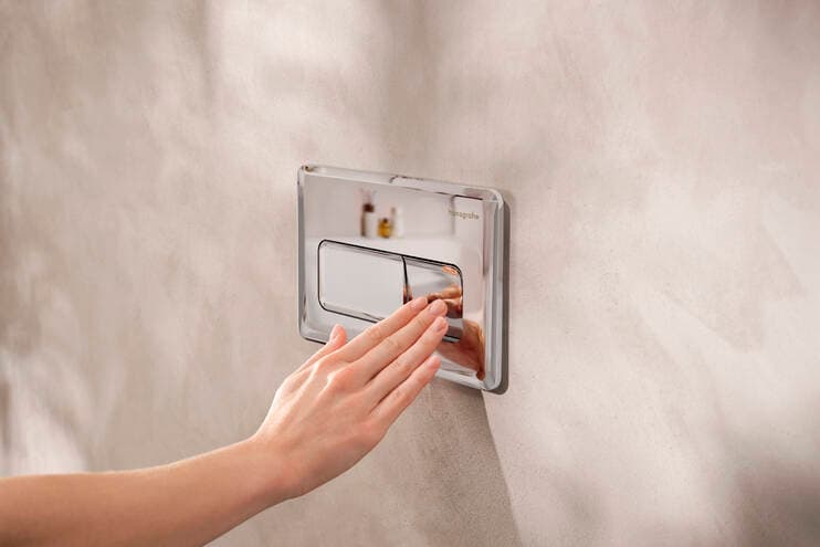 iFrame Original Q Plaque de commande pour double chasse d'eau Hansgrohe — image 2