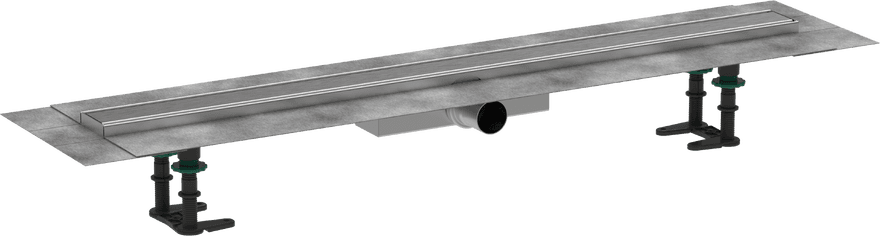 RainDrain Compact Caniveau de douche linéaire 900 avec hauteur d'encastrement 43 mm Hansgrohe