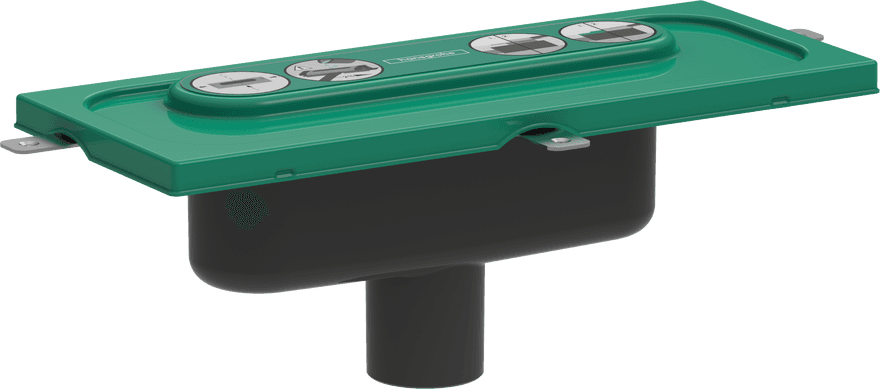 uBox universal Corps d'encastrement pour caniveau de douche linéaire pour installation verticale Hansgrohe