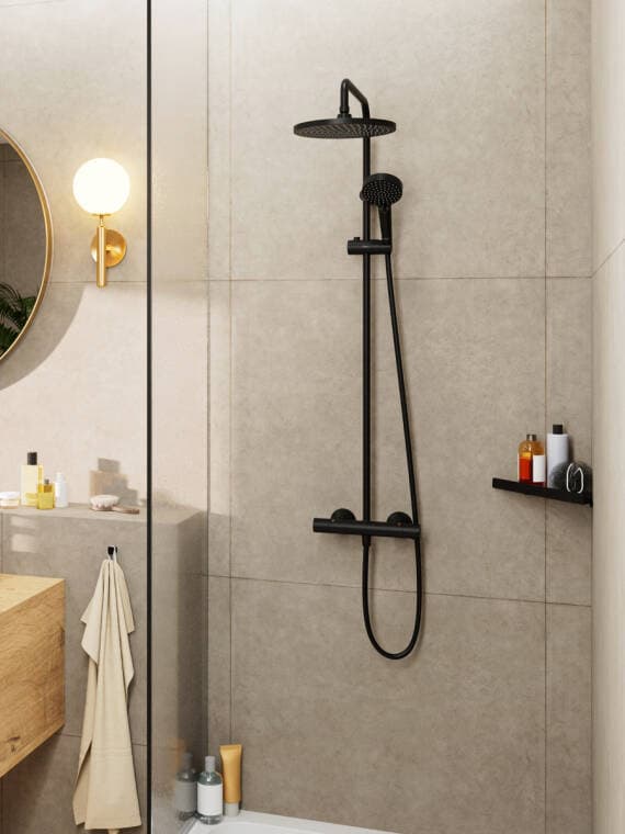 Vernis Blend Mitigeur de bidet avec vidage clic-clac métallique Hansgrohe — image 6