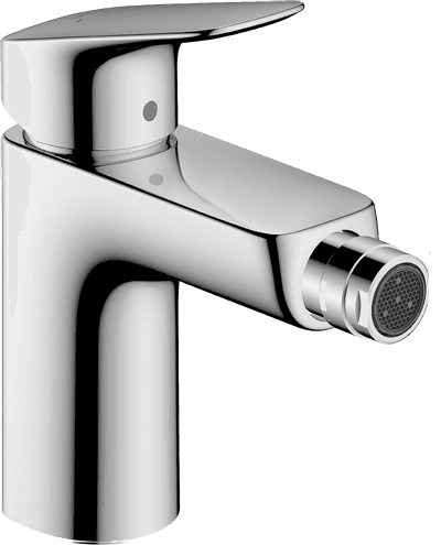 Logis Mitigeur bidet 100, avec tirette et vidage synthétique Hansgrohe