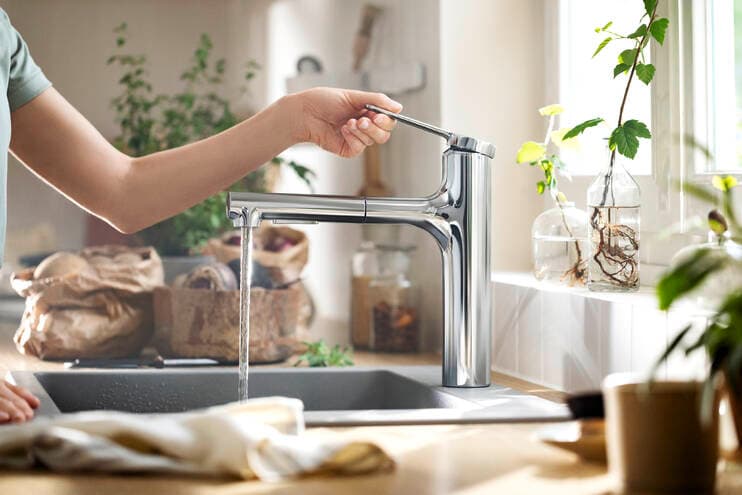 Zesis M33 Mitigeur de cuisine 160, douchette extractible, 2jet, sBox Hansgrohe — image 2