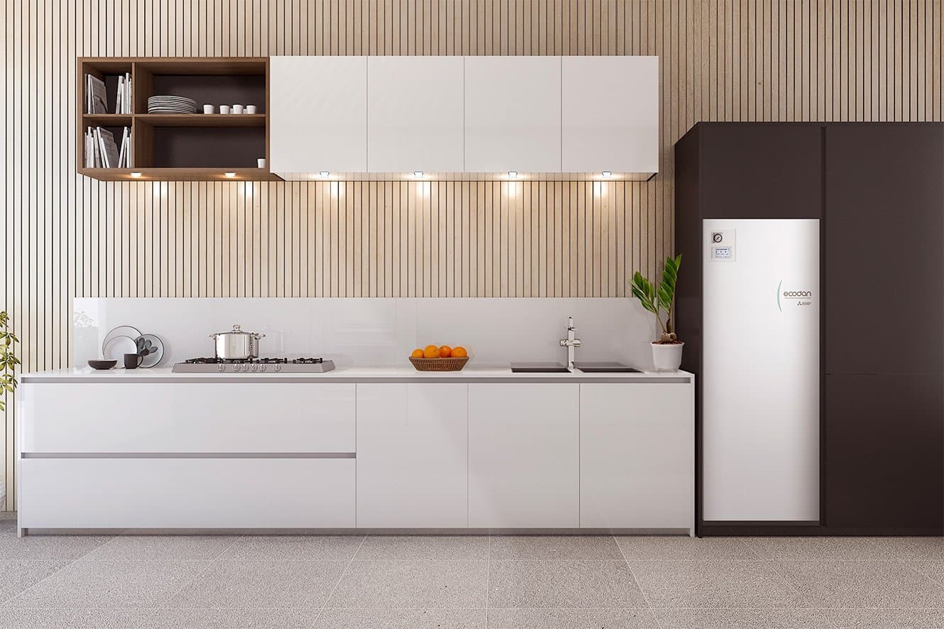Pompe à chaleur Mitsubishi Electric Ecodan Duo Power Inverter Silence