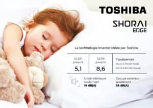Climatiseur mural Toshiba Shorai Edge — image 13