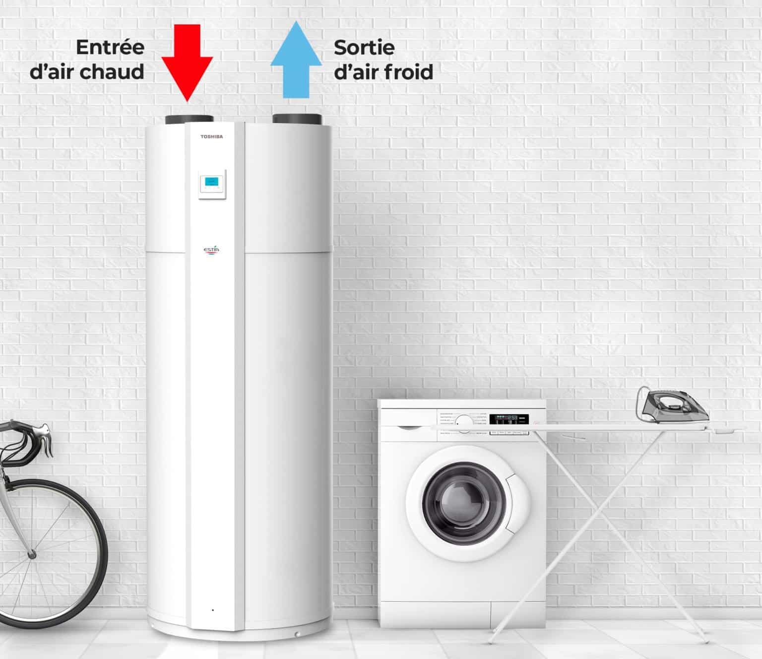 Chauffe-eau Toshiba Chauffe-Eau Thermodynamique ESTIA — image 4