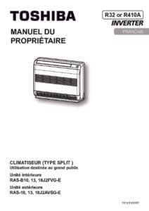 Climatiseur console (au sol) Toshiba Console double-flux — image 38