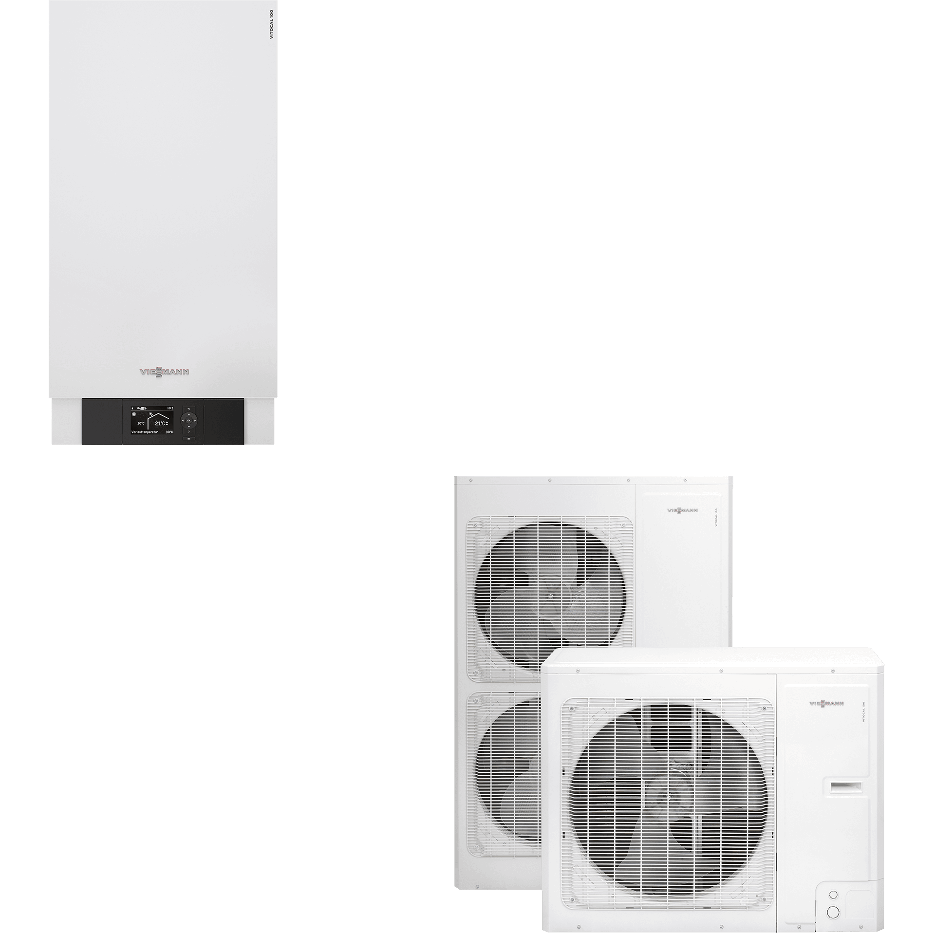Pompe à chaleur hybride Viessmann Vitocal 100-S